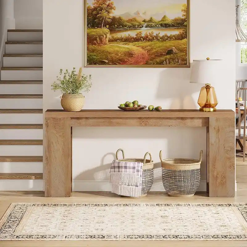 70.9 Inches Long Console Sofa Table for Living Room Entryway Hallway