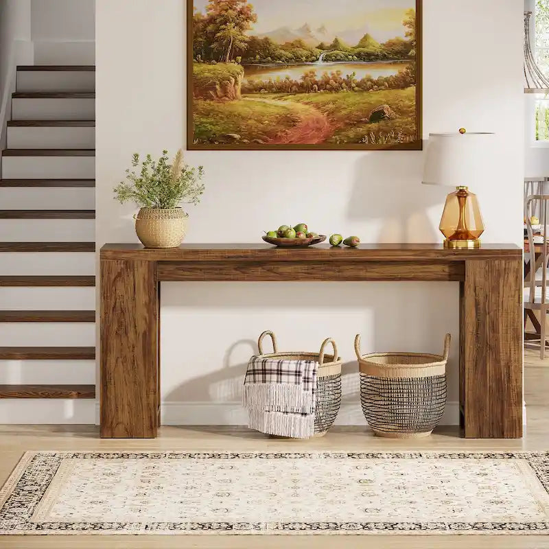70.9 Inches Long Console Sofa Table for Living Room Entryway Hallway