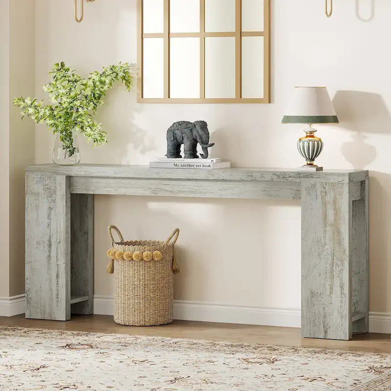 70.9 Inches Long Console Sofa Table for Living Room Entryway Hallway