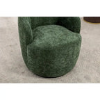 25.6 Swivel Barrel Chair with Black Coating