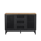 Modern Storage Cabinet with 3 Drawer and 4 Shelves for Living Room, Bedroom