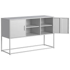 Modern Buffet Cabinet with Two Doors and Storage Shelves for Living Room, Bedroom, Dinning Room