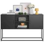 Modern Buffet Cabinet with Two Doors and Storage Shelves for Living Room, Bedroom, Dinning Room
