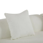 Beige Curved Sectional Sofa - 5 Seater
