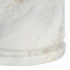 SAFAVIEH Couture Ghicu Tall Round Marble Accent Table - 22 In W x 21 In D x 24 In H - 21Wx21Dx24H
