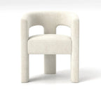 SEYNAR Modern Glam Velvet Upholstered Dining Chair, Open-Back Accent Chair Set of 6