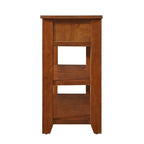 Wood Console Table with 3 Storage Drawers and 2 Shelves