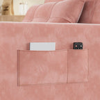 3-in-1 Adjustable Sleeper Sofa Bed, Pull Out Chair Sofa, Convertible Folding Bed for Living Room