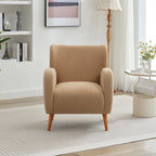 Modern Luxury Wingback Accent Arm Club Chair Single Sofa