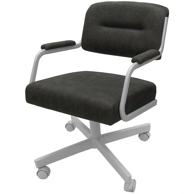 Swivel Kitchen Dining Caster Chair with Wheels - M-110 - N/A