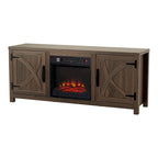 58 Farmhouse Electric Fireplace TV Stands Console Table for TV's up to 65