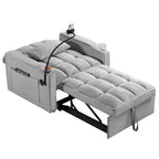 Convertible Sleeper Chair Sofa Bed Adjustable Pull Out Sleeper Chair