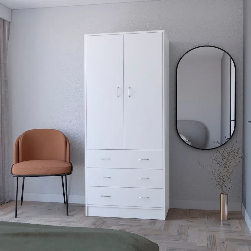 Prescott Armoire - White