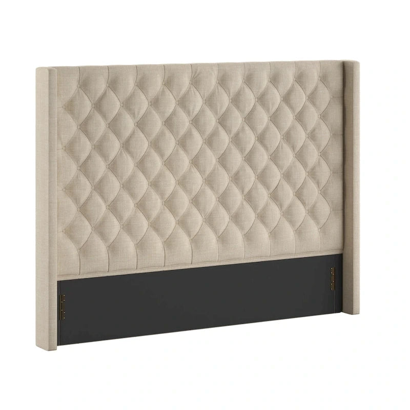 Naples Button-tufted Wingback Headboard only by iNSPIRE Q Artisan