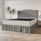 CraftPorch Solid Wood 8-Inch Box Spring Foundation with Wood Slats