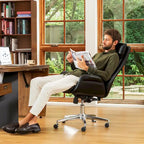 Faux Leather Office Chair - Swivel - Multiple Colors