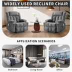 Remote Control Recliner Chair with Heat and Massage