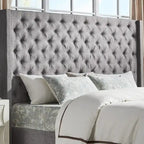 Naples Button-tufted Wingback Headboard only by iNSPIRE Q Artisan
