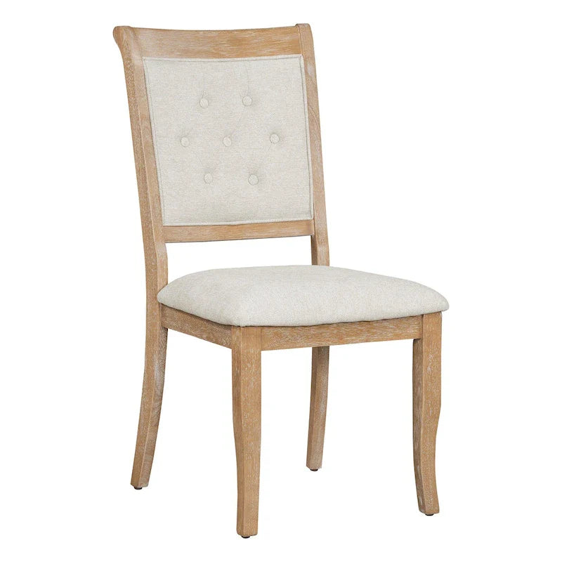 Lak Retro 5-Piece Dining Sets with Upholstered Chairs by GDFStudio