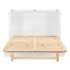 Nestfair Full Size Murphy Bed with Large Drawers