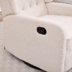 Multi-gear adjustable lounge chair 360 degrees full rotation rocking chair