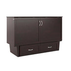 Chelsea Queen Murphy Bed Chest with Mattress