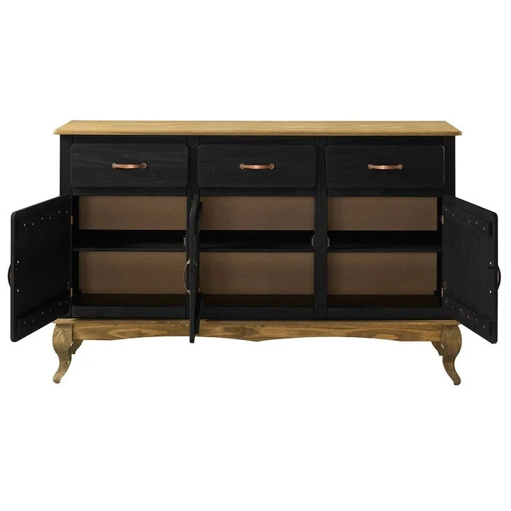 Wood Buffet Sideboard Green