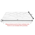 TruPedic Full Granite Grey 12-inch Futon Mattress