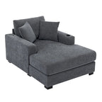 Three sizes Oversized Chaise Lounger with Pillows