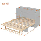 Nestfair Full Size Murphy Bed with Large Drawers