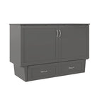 Chelsea Queen Murphy Bed Chest with Mattress