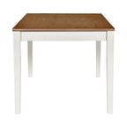 6-Piece Wooden Dining Table Set with 4 Chairs & Bench, Table with Drawer
