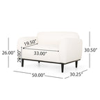 Chaparral Upholstered Loveseat by Christopher Knight Home