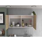 TUHOME Napoles Double Door Wall-Mounted Storage Cabinet - N/A