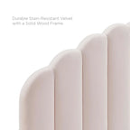 Veronique Twin Performance Velvet Headboard