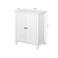 Bathroom Floor Storage Cabinet with Double Door