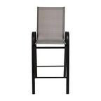 4 Pack Outdoor Barstools with Flex Comfort Material - Patio Stool