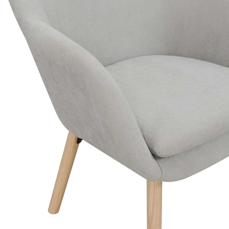 Convenience Concepts Take a Seat Charlotte Wingback Upholstered Accent Armchair