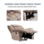 Manual Ergonomic Overstuffed Recliner Chair