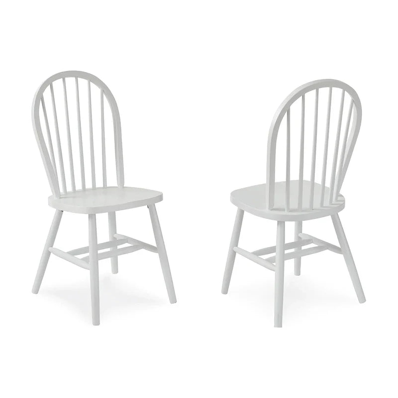 International Concepts Solid Wood Windsor Spindle Back Dining Chair