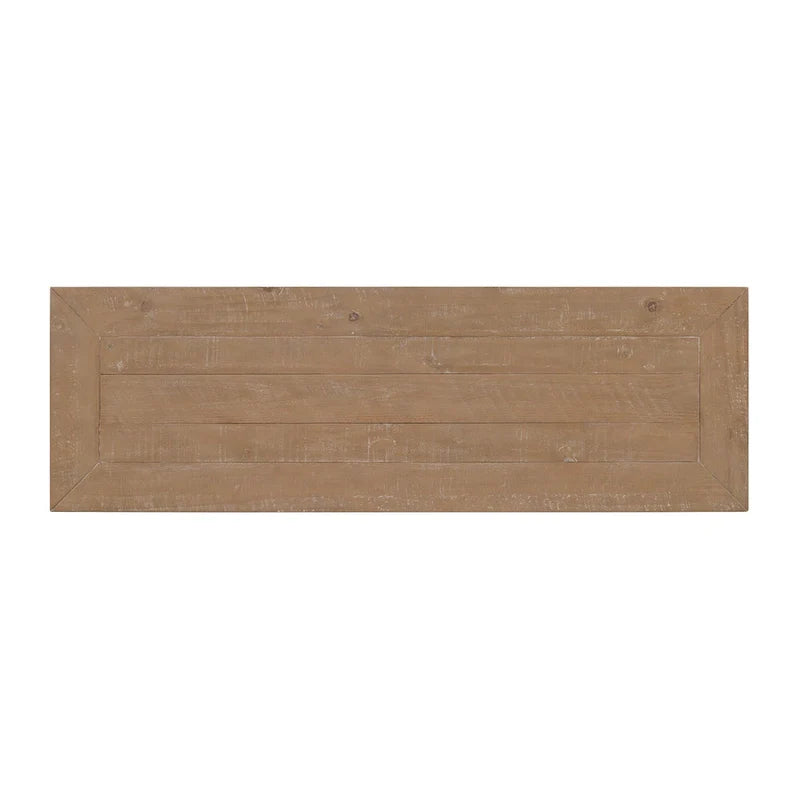 The Gray Barn Downington Solid Wood 2-Drawer Sofa Console Table