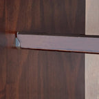 3-Door Wardrobe Armoire - White/Mocha/Java - Solid Wood