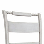 Whitney Antique Linen Slat Back Side Chair (Set of 2)