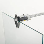 Glass Display Cabinet with 5 Shelves Double Door