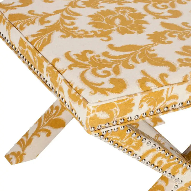 SAFAVIEH Shavonne X-Bench Ottoman