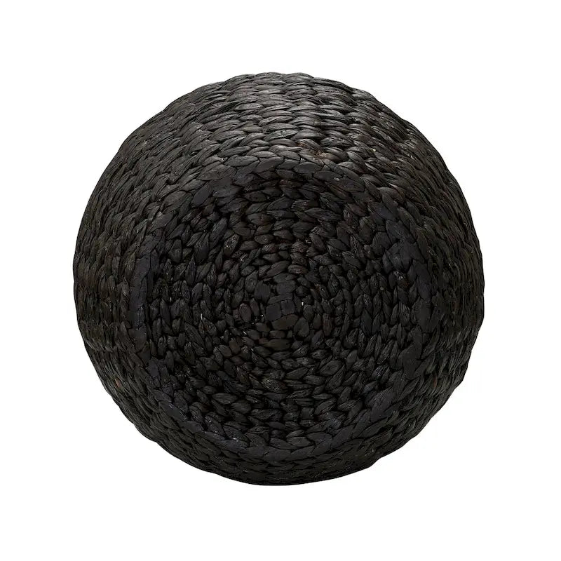 Household Essentials Handwoven Barrel Wicker Storage Basket Side Table - 17.0L x 17.0W x 19.0H