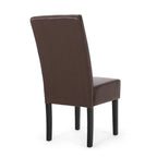 Pertica Patterned Upholstered Dining Chairs (Set of 4) by Christopher Knight Home