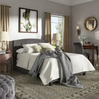 Fontana Adjustable Diamond-tufted Arched Back Bed by iNSPIRE Q Classic