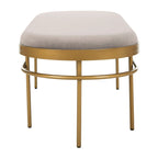 SAFAVIEH Omie Oval Bench - 63 x 22 x 20 - 63Wx22Dx20H