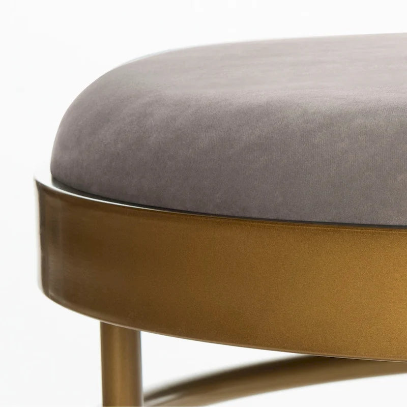 SAFAVIEH Omie Oval Bench - 63 x 22 x 20 - 63Wx22Dx20H